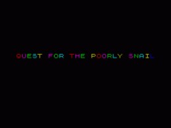 Quest For The Poorly Snail (1988)(Futuresoft)(Side A)[a]